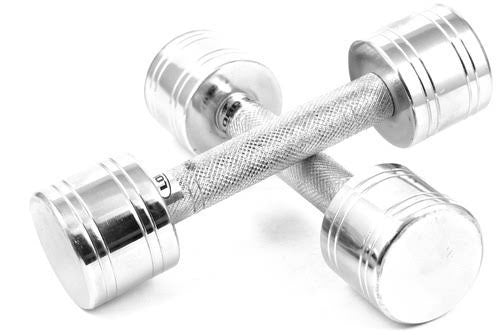 Steel Dumbbells 5kg Pair ( 5kg+5kg )