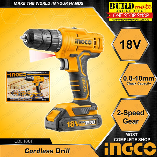 INGCO Cordless Drill Machine 18 Volt CDLI18011