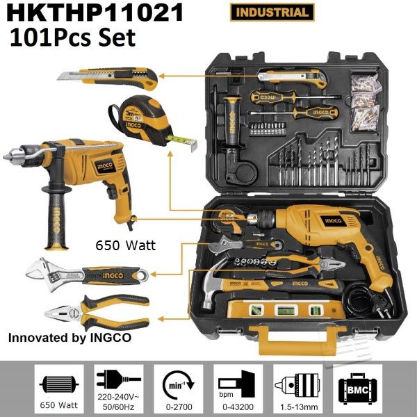 INGCO 101 pieces tool kit 11021